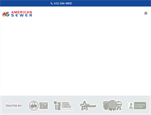 Tablet Screenshot of americansewers.com